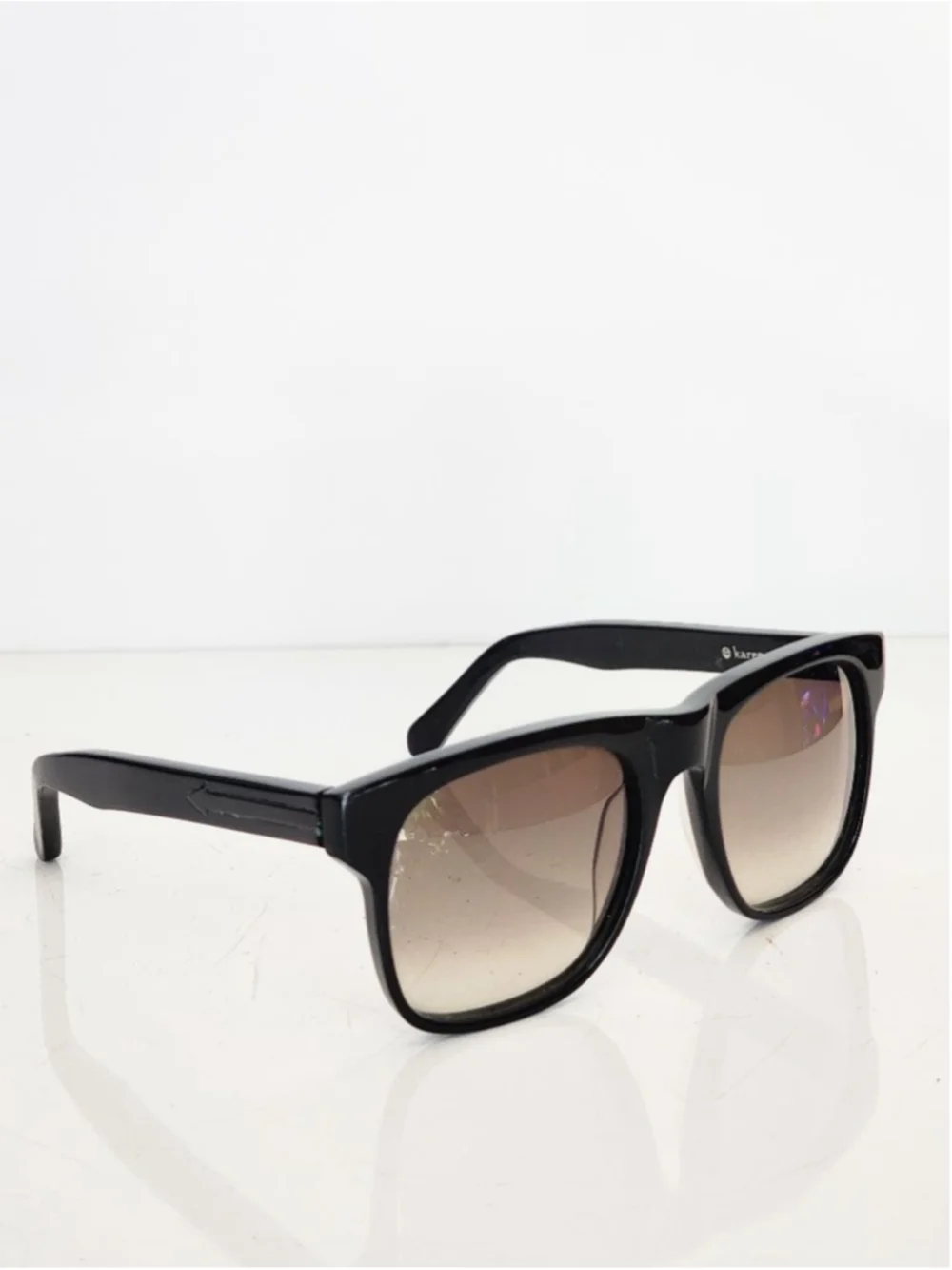 KAREN WALKER Pilgrim Square Gradient‎ Sunglasses Black 09904016